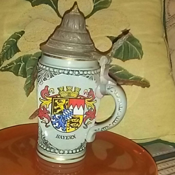 West Germany original Blue Beer Stein - Picture 5 of 8